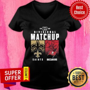 Alternative view of New Orleans Saints VS Tampa Bay Buccaneer 2020 Nfl Playoffs Divisional Matchup Shirt