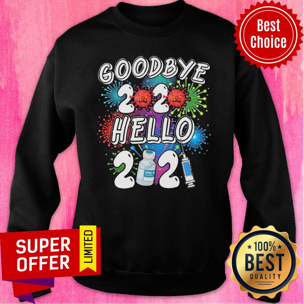 Nice Covid 19 Goodbye 2020 Hello 2021 Vaccine Shirt - Image 5