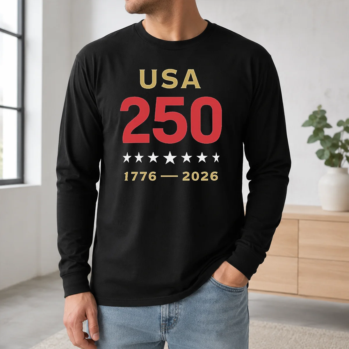 Official USA 250 1776 2026 Patriotic American Independence Anniversary Shirt - Image 5