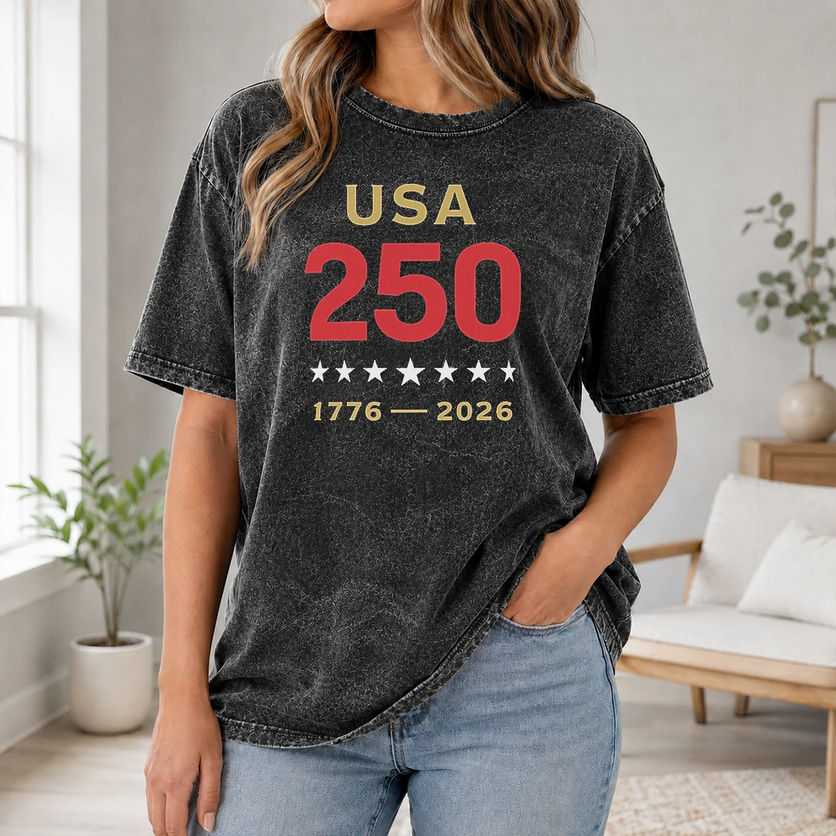 Official USA 250 1776 2026 Patriotic American Independence Anniversary Shirt - Image 8