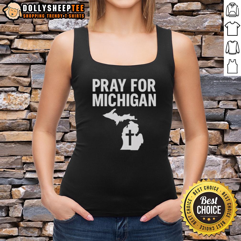 Nice Grand Blanc Michigan Shooting Prayer T-Shirt - Image 4