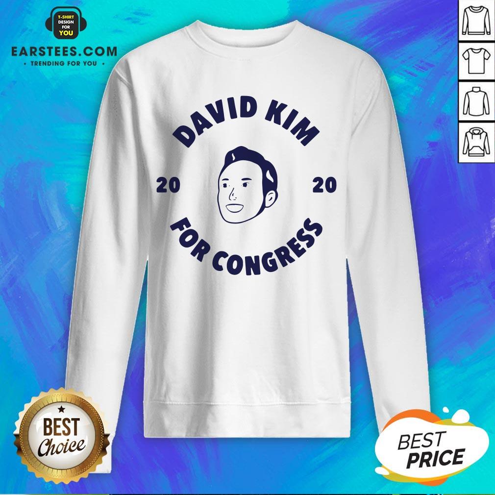 Awesome David Kim 2020 For Congress Shirt - Image 5