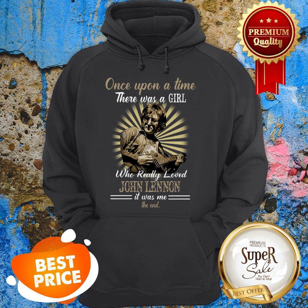 Nice Once Upon A TimeThere Was A Girl Who Really Loved John Lennon Shirt - Image 5