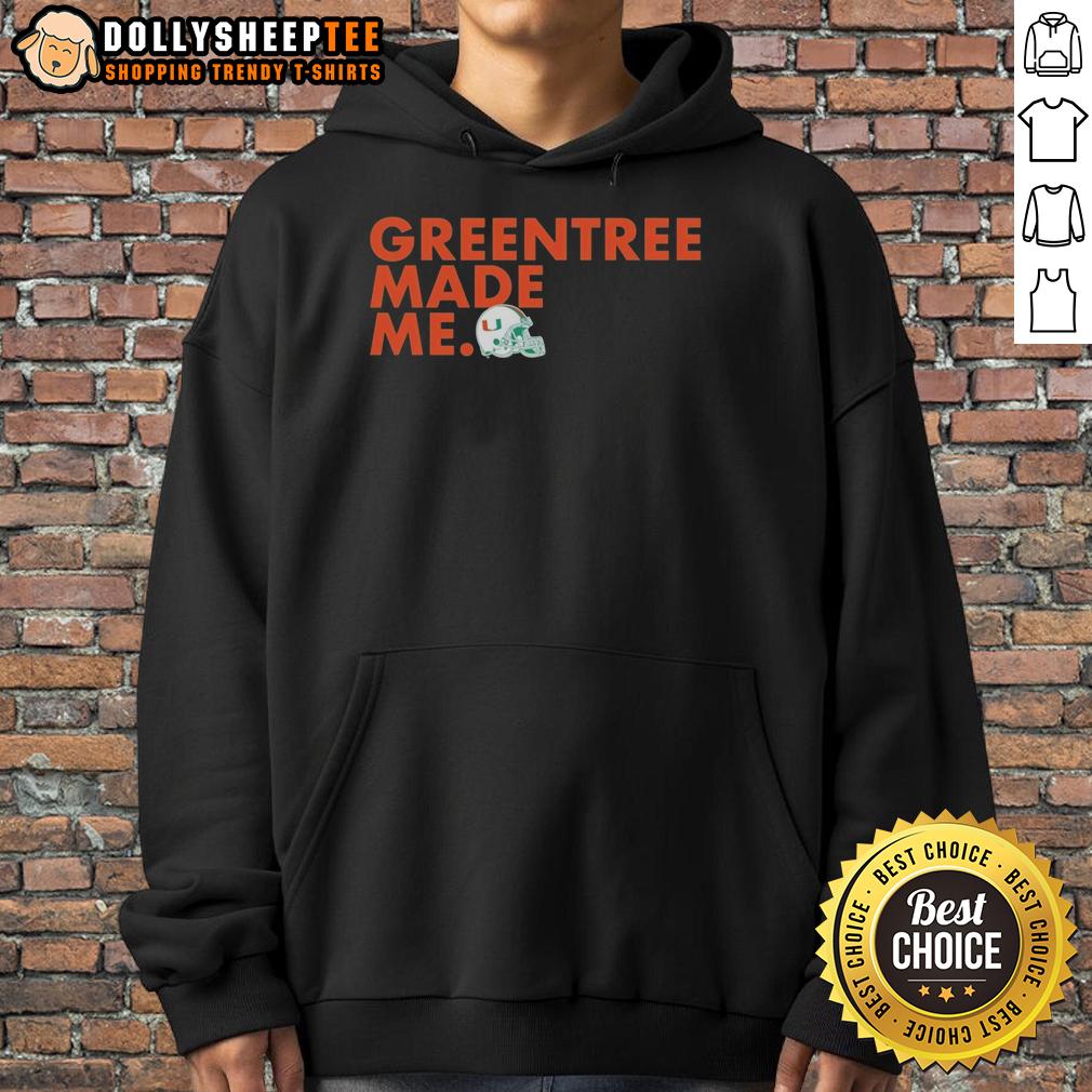 Original Miami Hurricanes Women's Greentree Made Me T-Shirt - Image 2
