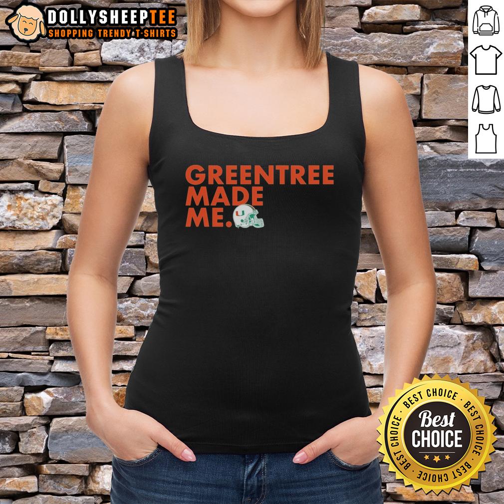 Original Miami Hurricanes Women's Greentree Made Me T-Shirt - Image 4