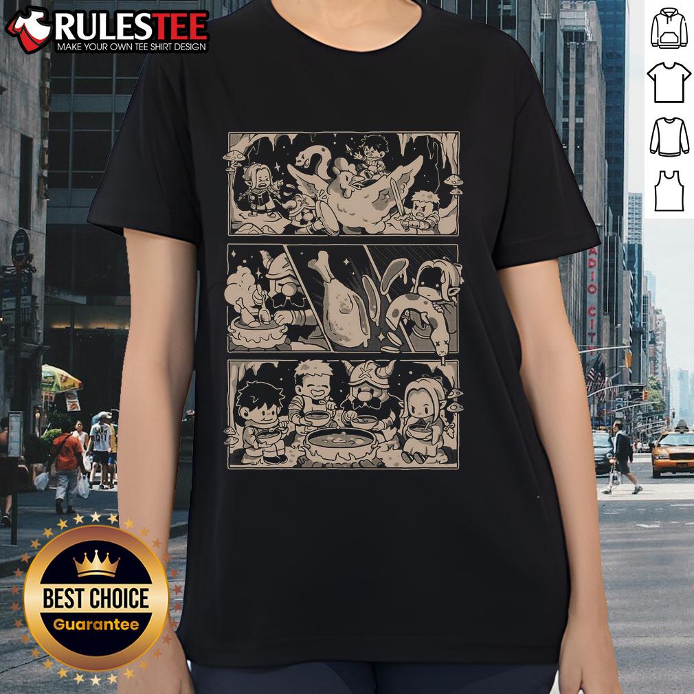 Cute Dungeon Feast Anime T-Shirt - Image 3