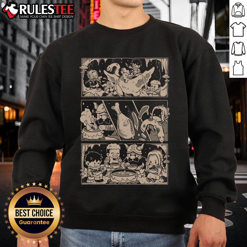Cute Dungeon Feast Anime T-Shirt - Image 5