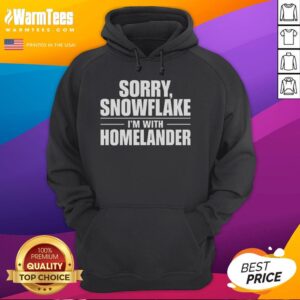 Alternative view of Good Sorry Snowflake I'm With Homelander T-Shirt