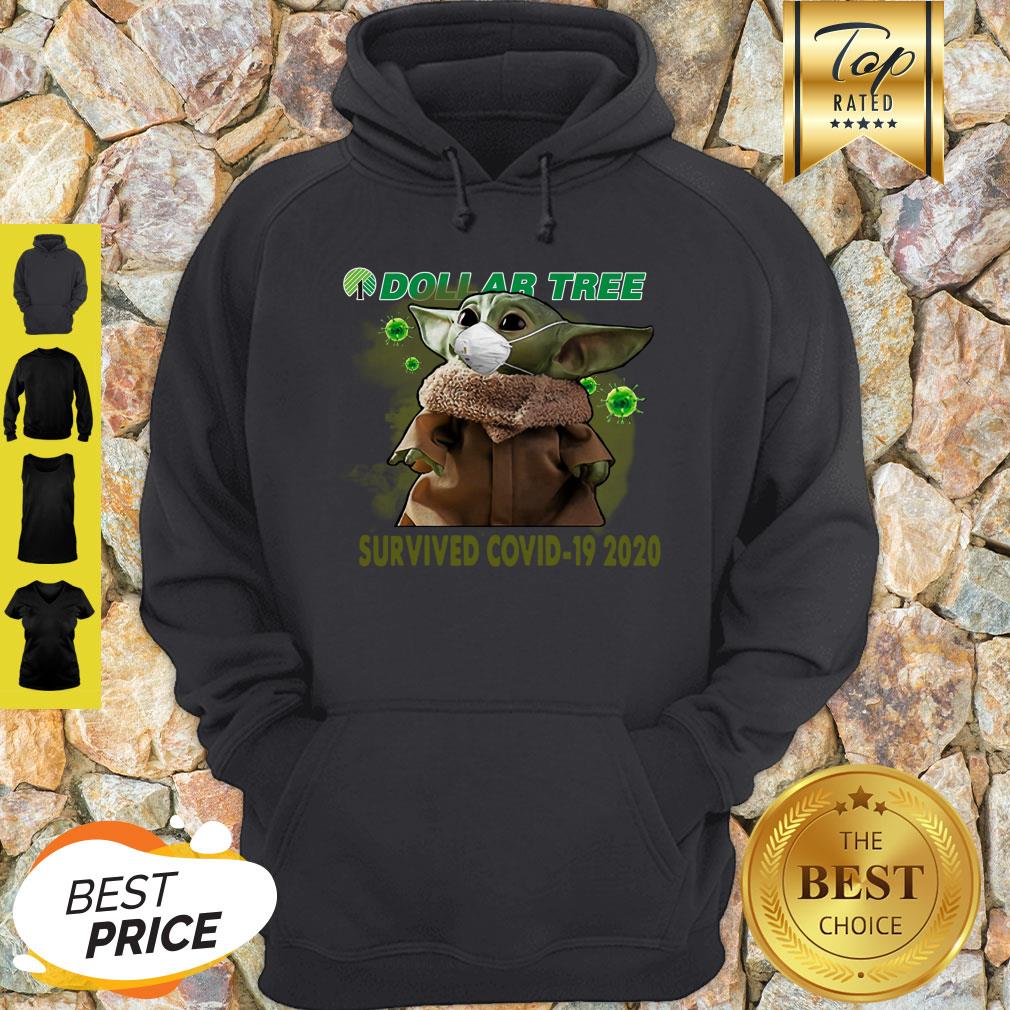 Good Baby Yoda Dollar Tree Survived Covid 19 2020 Shirt - Image 2
