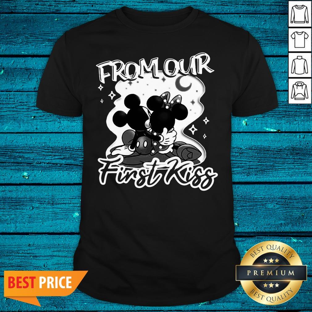 Good Mickey Mouse And Minnie Mouse From Our First Kiss Shirt
