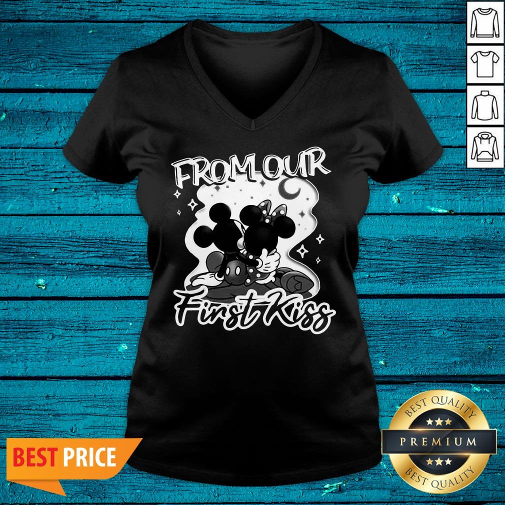 Good Mickey Mouse And Minnie Mouse From Our First Kiss Shirt - Image 4