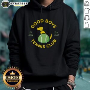 Alternative view of Nice Good Boys Tennis Club In Dog We Trust T-Shirt