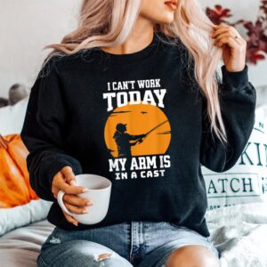 Alternative view of Fisherman Dad Cant Work Today Shirt