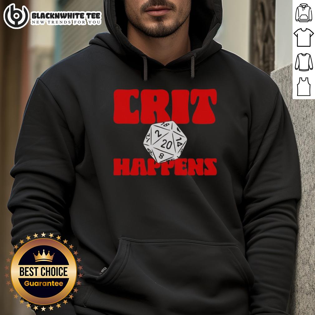 Funny GenCon Crit Happens T-Shirt - Image 2