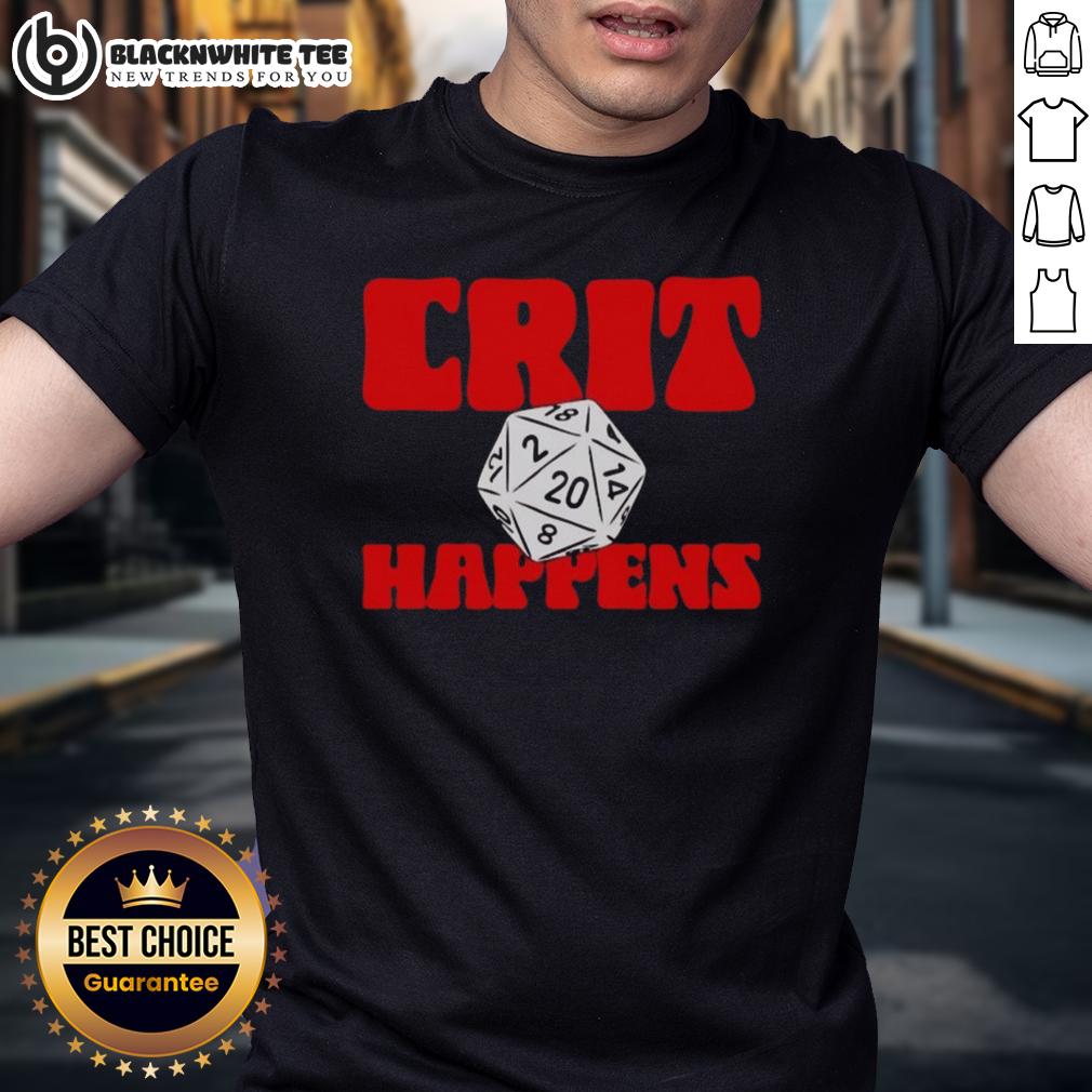 Funny GenCon Crit Happens T-Shirt