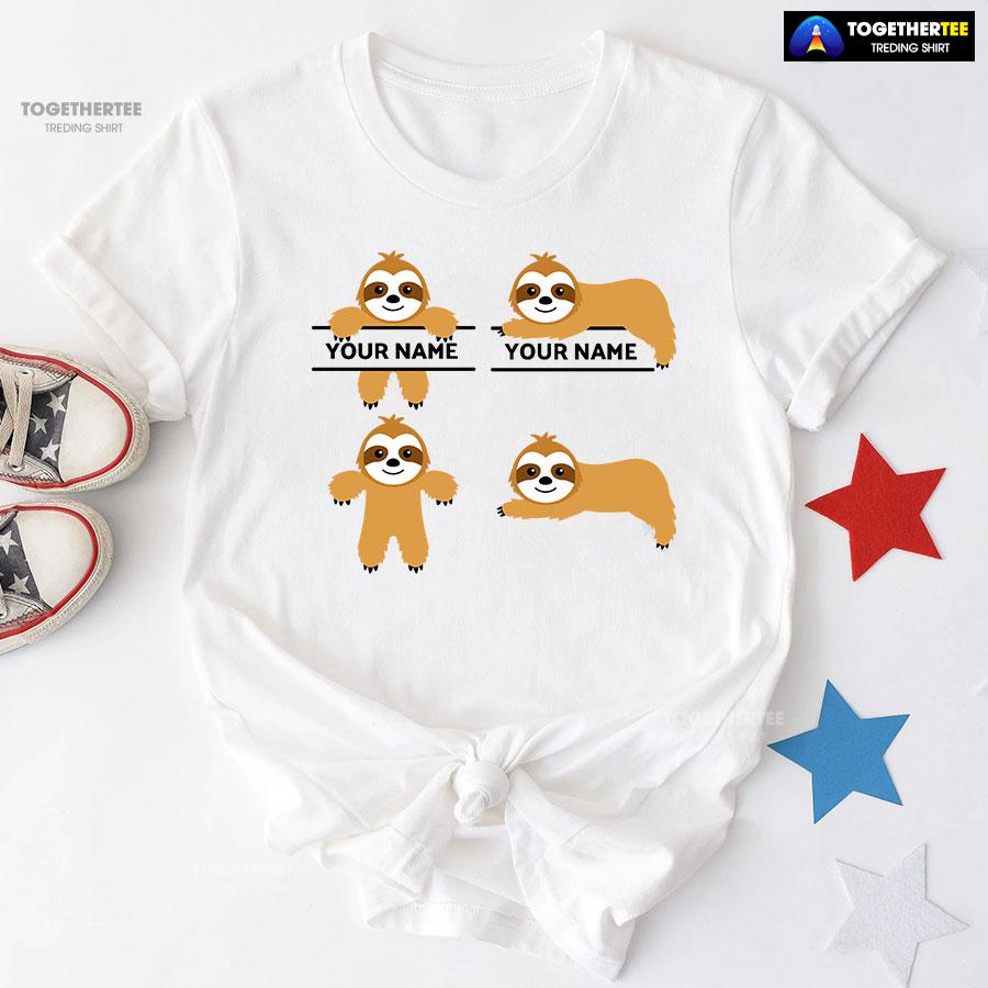 Customized Cute Baby Sloths T-Shirt