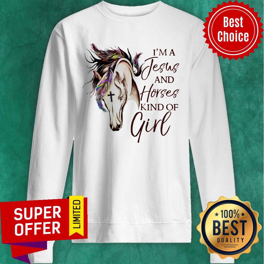 I'm A Jesus And Horses Kind Of Girl Shirt - Image 4