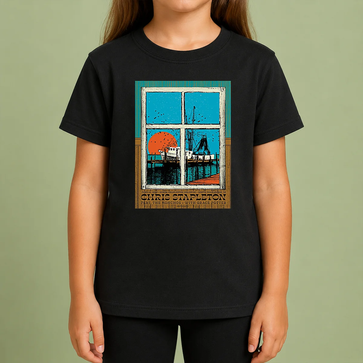 Premium Chris Stapleton At North Charleston Coliseum On June 26 2026 Poster Shirt - Image 9
