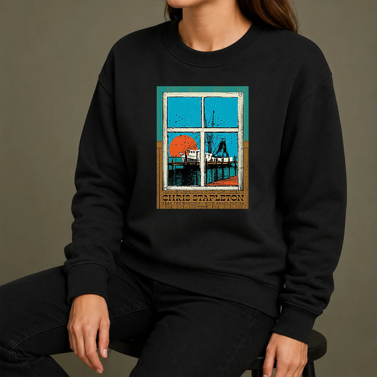 Premium Chris Stapleton At North Charleston Coliseum On June 26 2026 Poster Shirt - Image 7