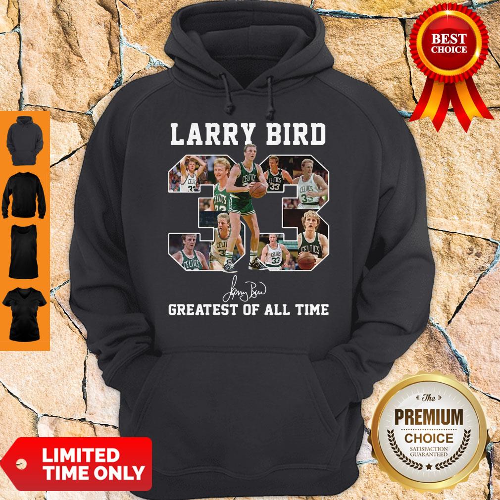 Larry Bird 33 Greatest Of All Time Shirt - Image 3