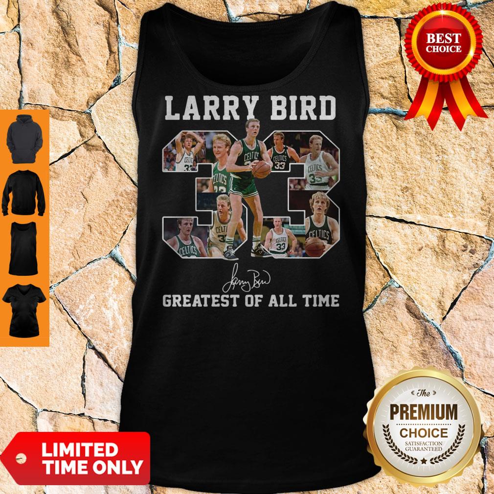 Larry Bird 33 Greatest Of All Time Shirt - Image 5