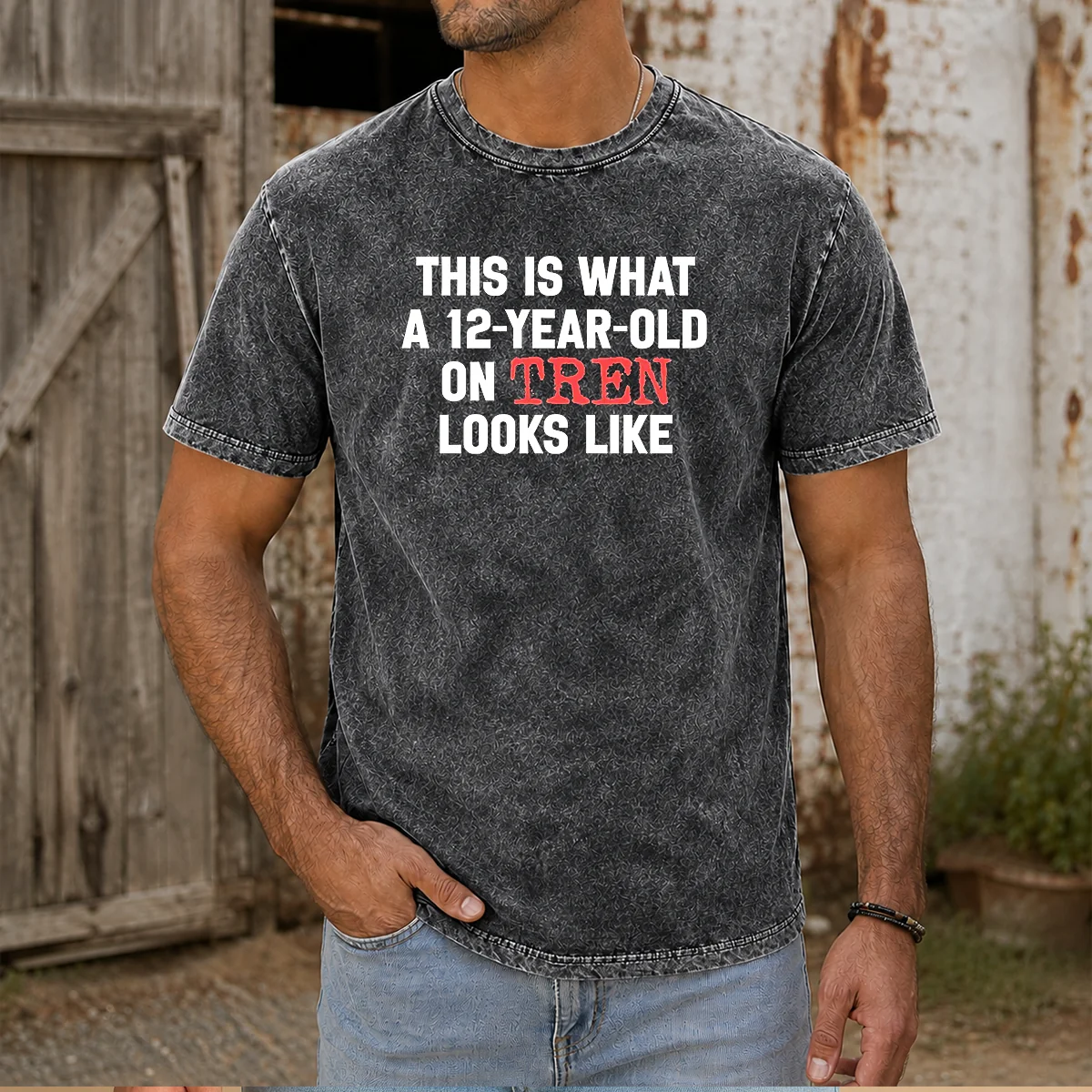 Original This Is What A 12 Year Old On Tren Looks Like Shirt - Image 7