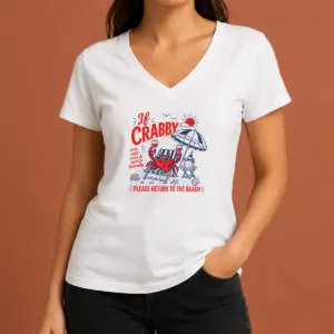 Alternative view of Top If Crabby Please Return To The Beach Funny Crab Summer Shirt