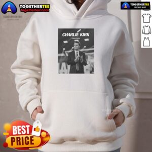 Alternative view of Nice Charlie Kirk Memorial Rest In Peace T-Shirt