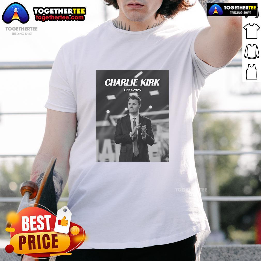 Nice Charlie Kirk Memorial Rest In Peace T-Shirt
