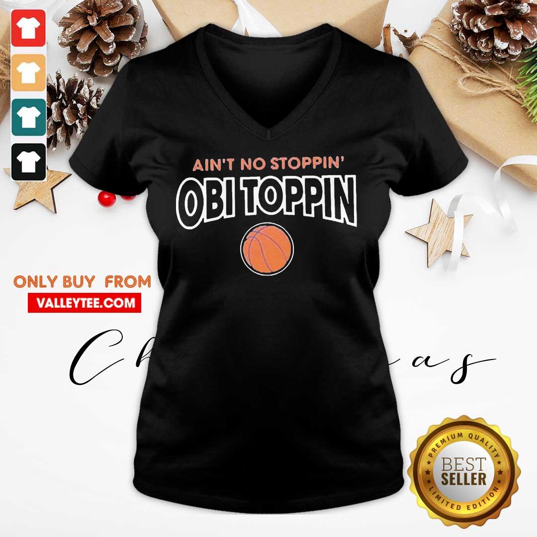 Premium Ain't No Stoppin Obi Toppin Shirt - Image 4