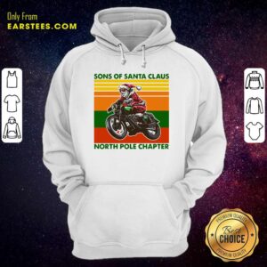 Alternative view of Nice Motorcycle Sons Of Santa Claus North Pole Chapter Christmas Shirt