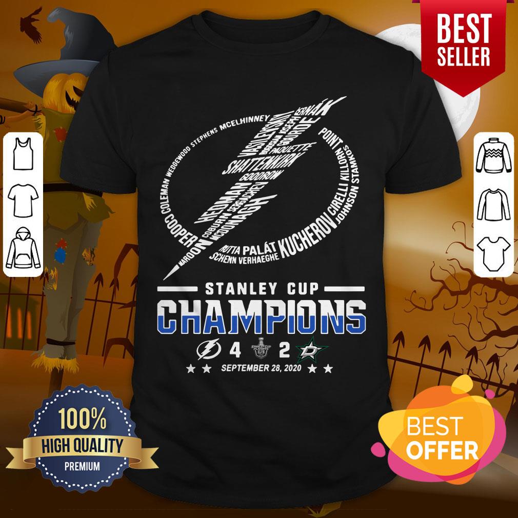 Perfect Stanley Cup Champions 4 2 September 28 2020 Shirt