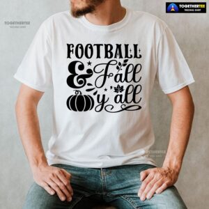 Alternative view of Football & Fall Y’all T-Shirt