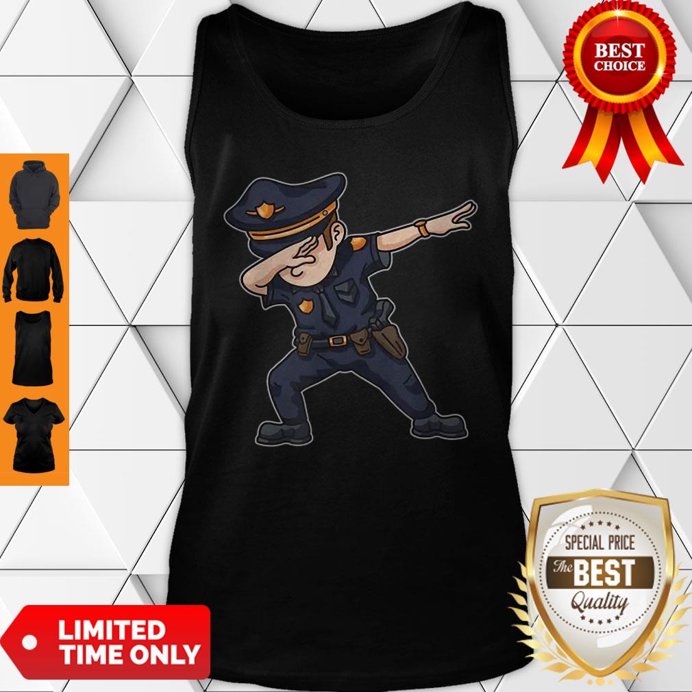 Dabbing Police Funny Policeman Dab Dance Law Enforcer Corps Shirt - Image 3