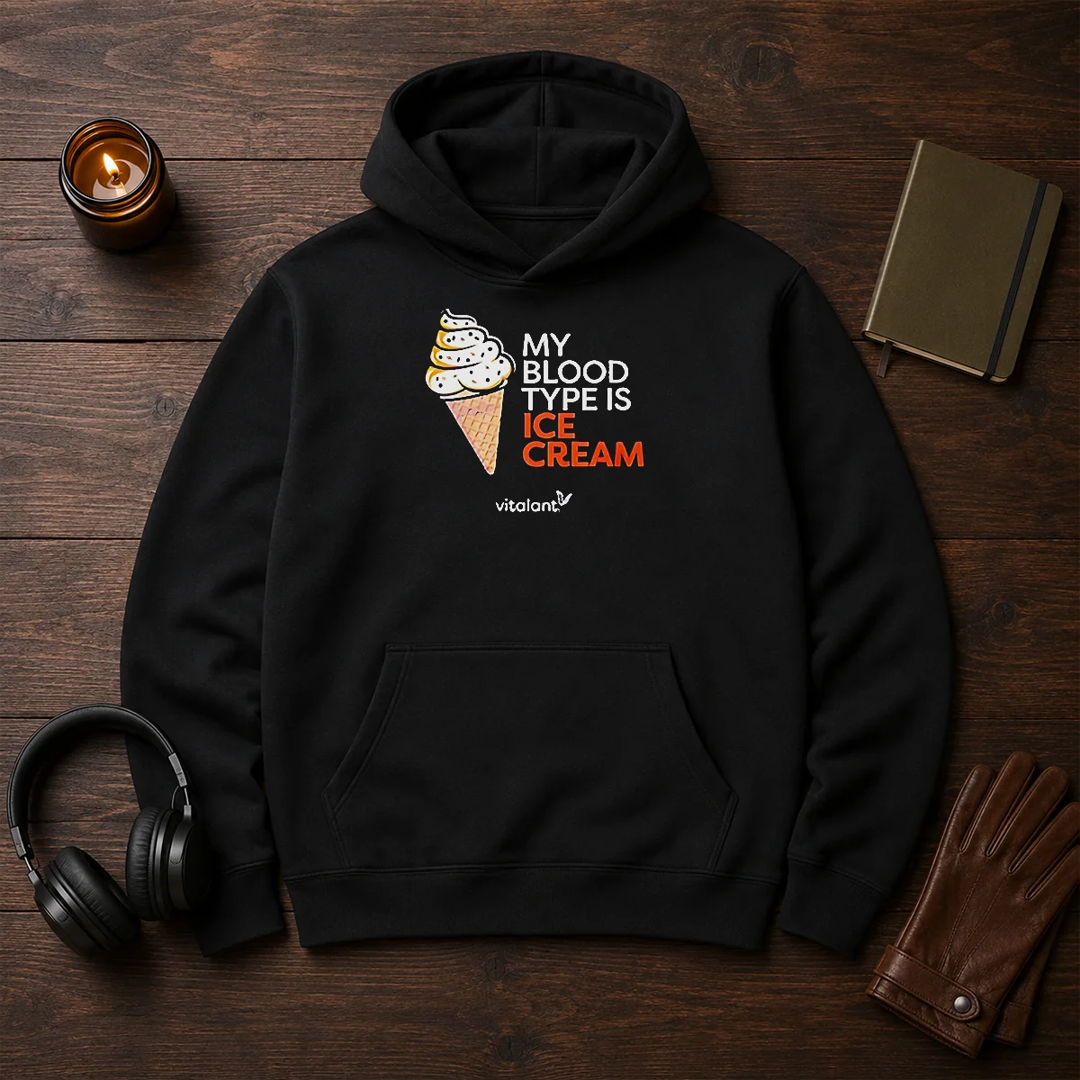 Awesome Vitalant My Blood Type Is ICE Cream Shirt - Image 5