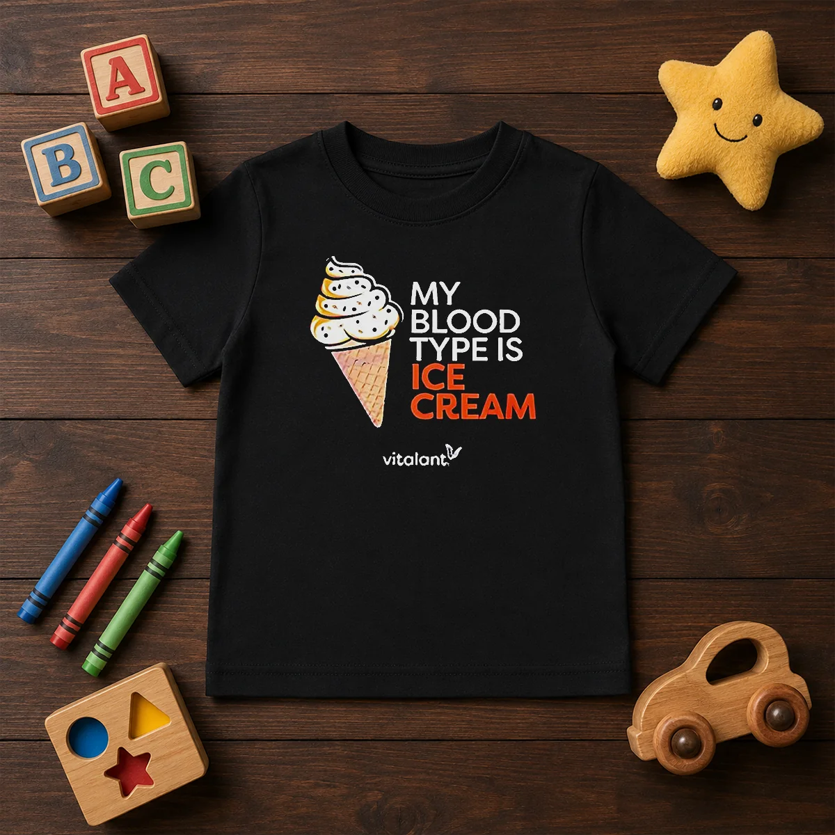 Awesome Vitalant My Blood Type Is ICE Cream Shirt - Image 9