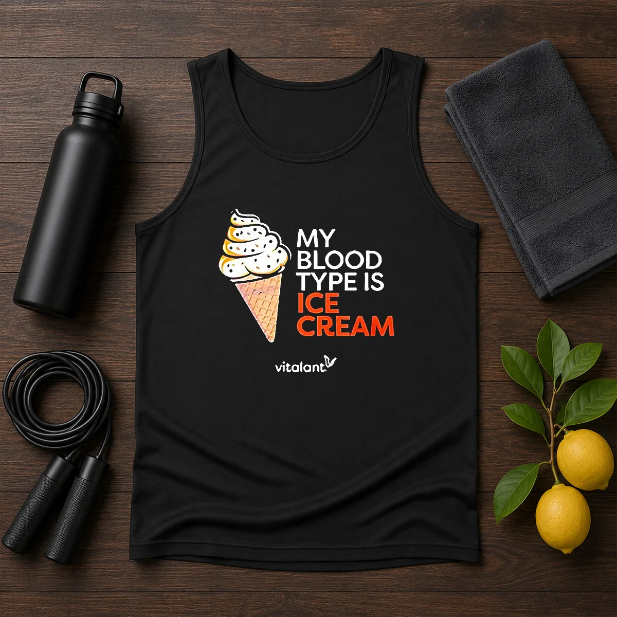 Awesome Vitalant My Blood Type Is ICE Cream Shirt - Image 3