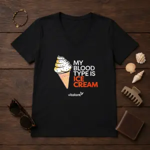 Alternative view of Awesome Vitalant My Blood Type Is ICE Cream Shirt