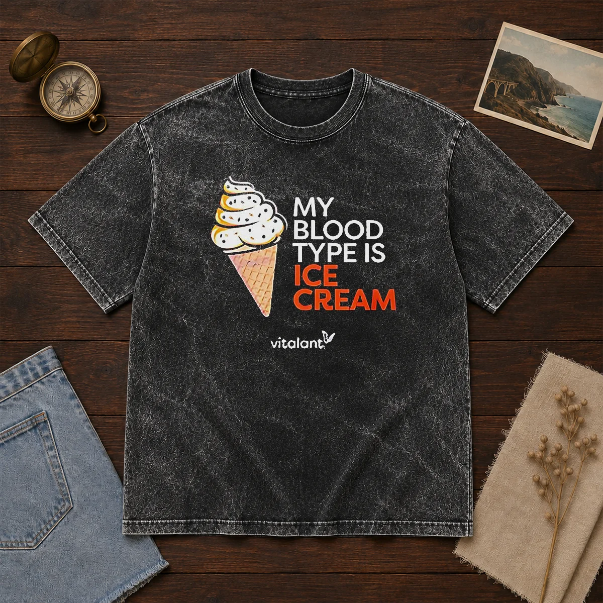 Awesome Vitalant My Blood Type Is ICE Cream Shirt - Image 8