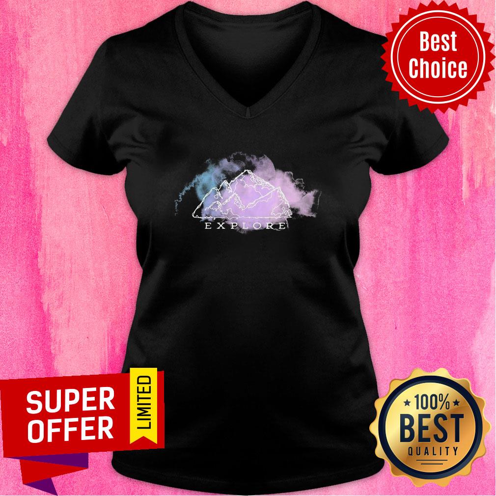 Happy Explore Mountain Outdoor Nature Campings Shirt - Image 3