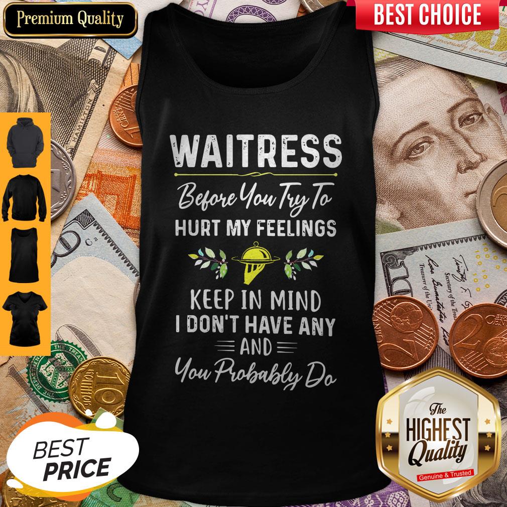 Nice Awesome Waitress Shirt - Image 3