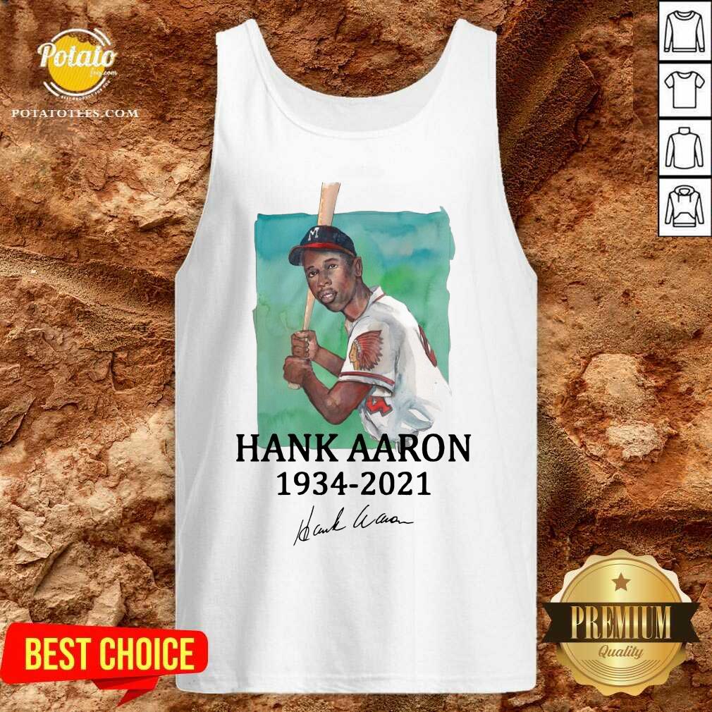 Pretty Rip Legend Hank Aaron 1934 2021 Signature Shirt - Image 3