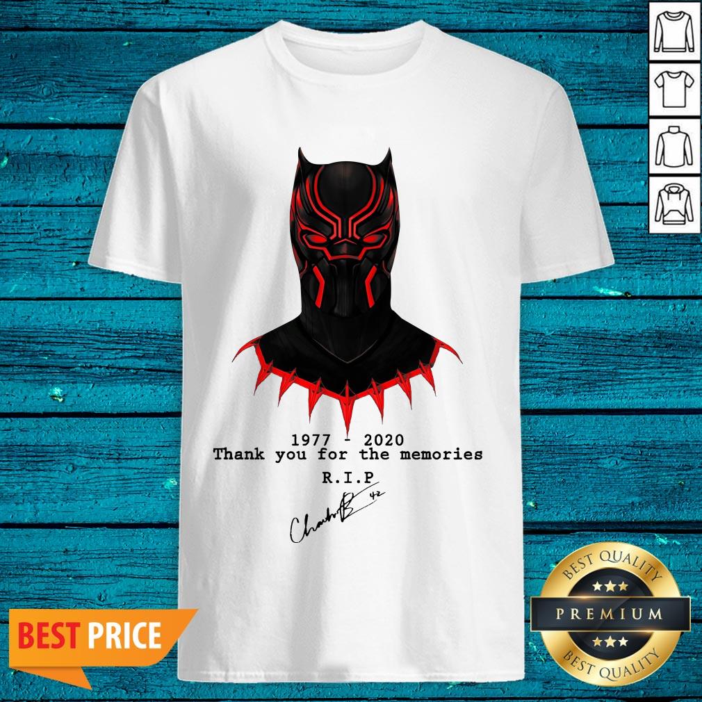 Black Panther Thank You For The Memories Signature Shirt