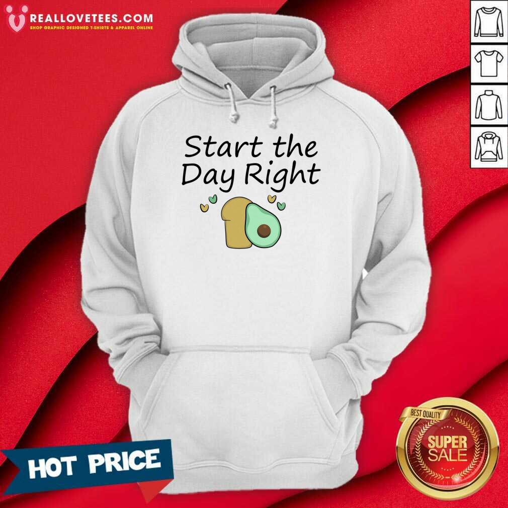 Start The Day Right Avocado Toast Shirt - Image 4