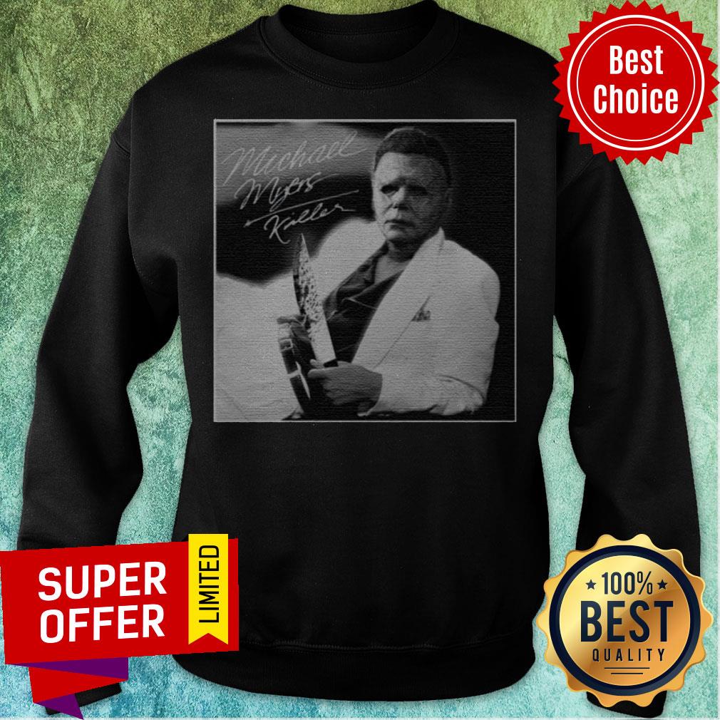Funny Michael Myers killer Signature Halloween Shirt - Image 5