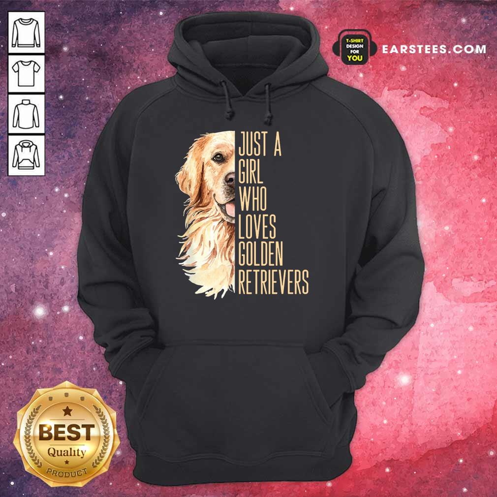 Top Just A Girl Who Loves Golden Retriever Shirt - Image 4