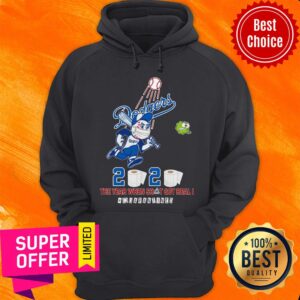 Alternative view of Los Angeles Dodgers 2020 The Year When Shit Got Real #quarantined Shirt
