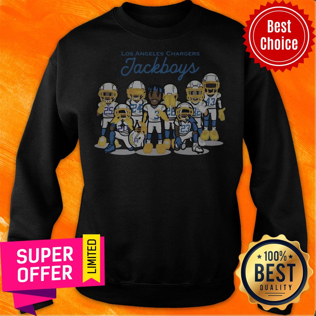 Nice Los Angeles Chargers Jackboyz Team Photo Football Shirt - Image 5