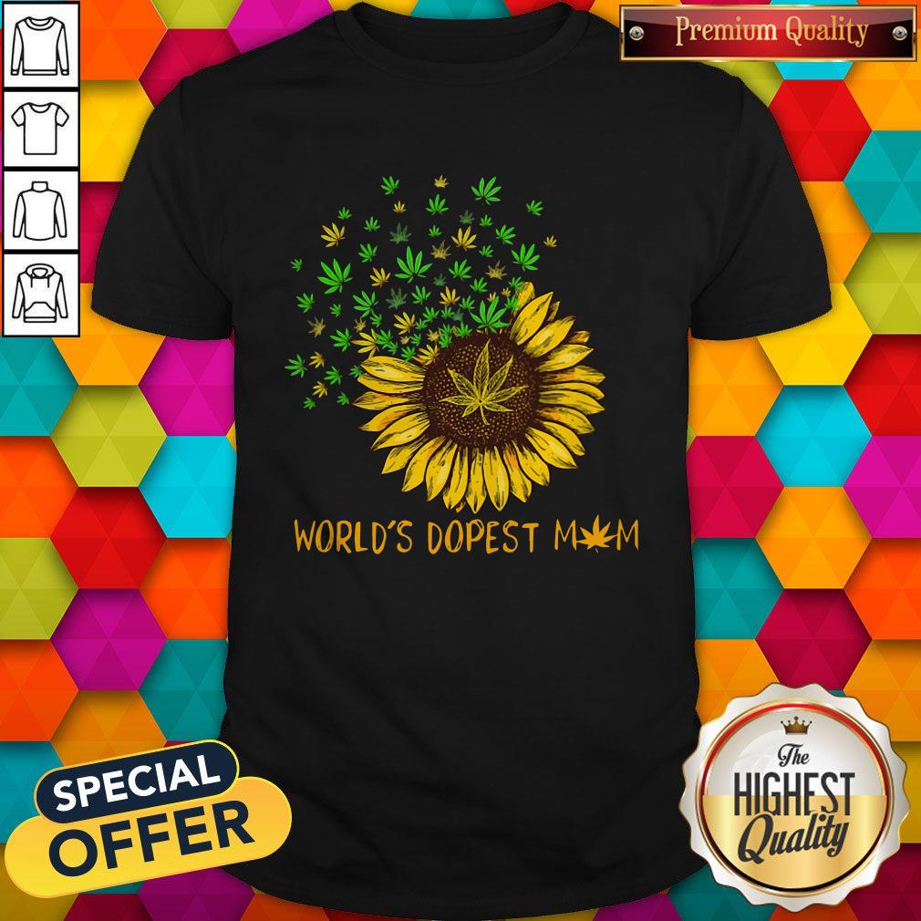 Sunflower World's Dopest Mom Shirt