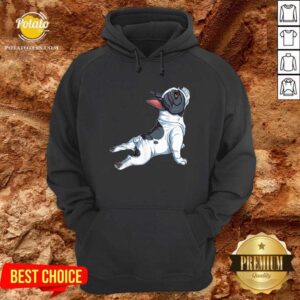 Alternative view of Yoga For Happiness Pug Dog Shirt